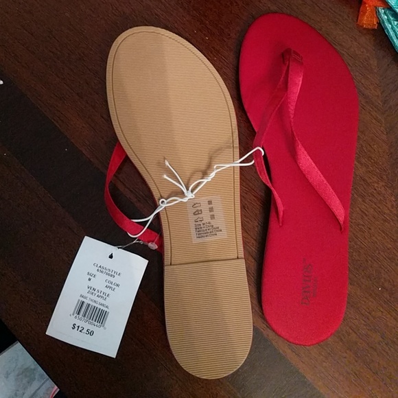 David's Bridal Flip Flops - Picture 2 of 2